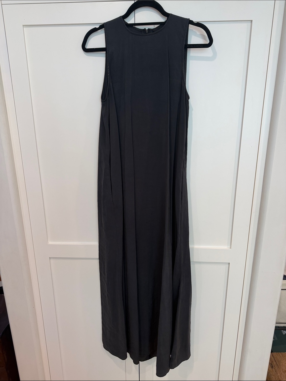 Zara Black Sleeveless Maxi Dress